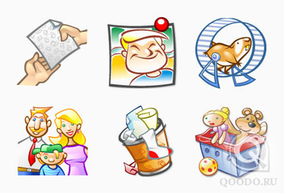 Kids icons - Иконки для веб-сайта