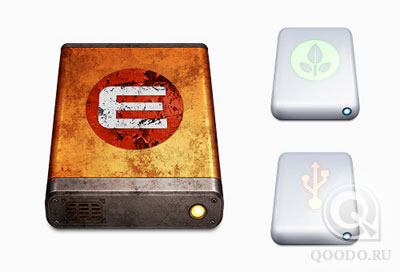 WALL-E and EVE hard drive icons - Иконки для веб-сайта