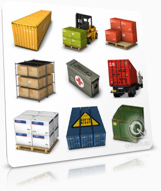 Container Icons - Иконки для веб-сайта