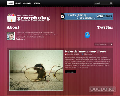 WT Groovy Photo - Шаблон для WordPress