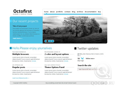 ThemeForest Octofirst Business Portfolio - Шаблон для WordPress