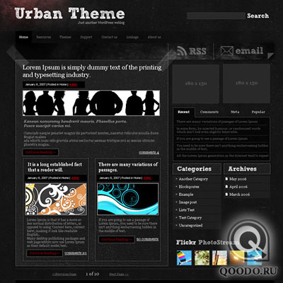 ThemeLayouts Urbanalley - Шаблон для WordPress
