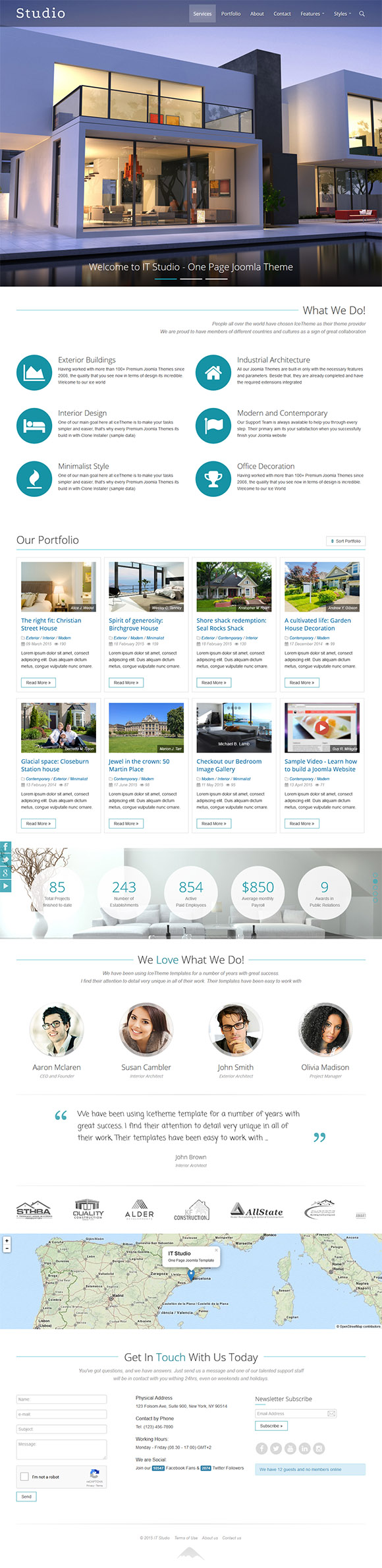 Шаблон IceTheme Studio Joomla шаблон IceTheme Studio